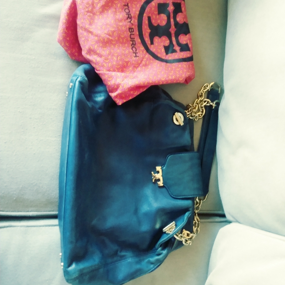 Blue Tory Burch Satchel